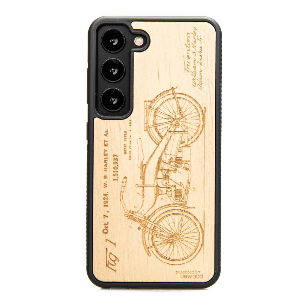 Bewood Holzhülle Für Samsung Galaxy S23 Harley Patent Aniegre