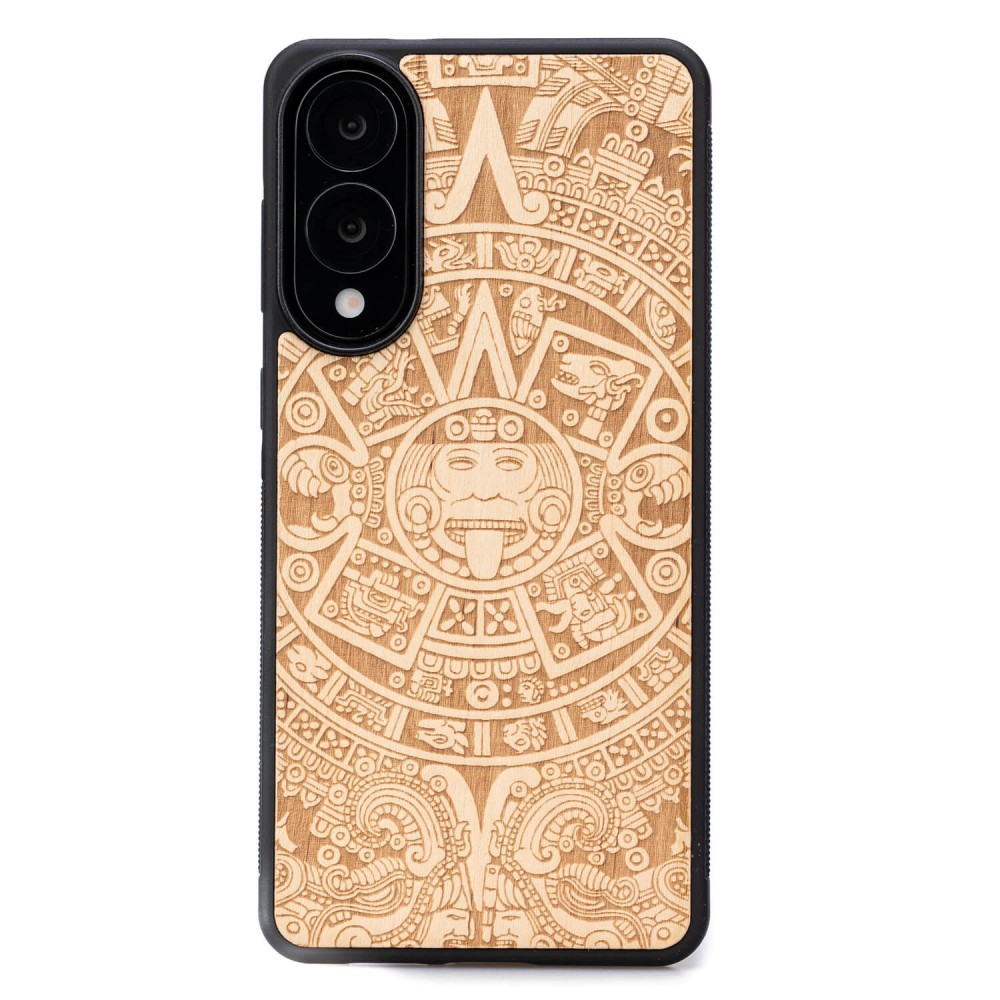 Bewood Holzhülle Für Samsung Galaxy S25 Edge Aztec Calendar Aniegre