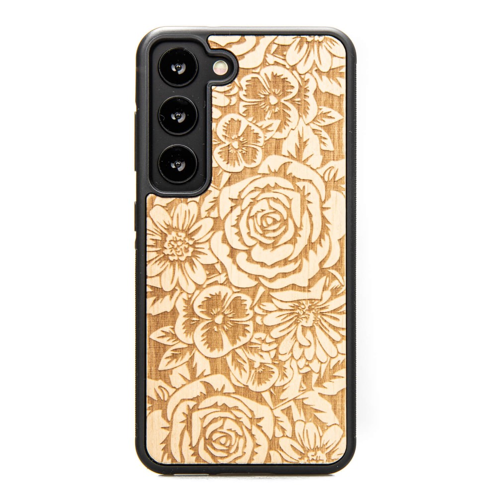 Bewood Holzhülle Für Samsung Galaxy S23 Roses Aniegre