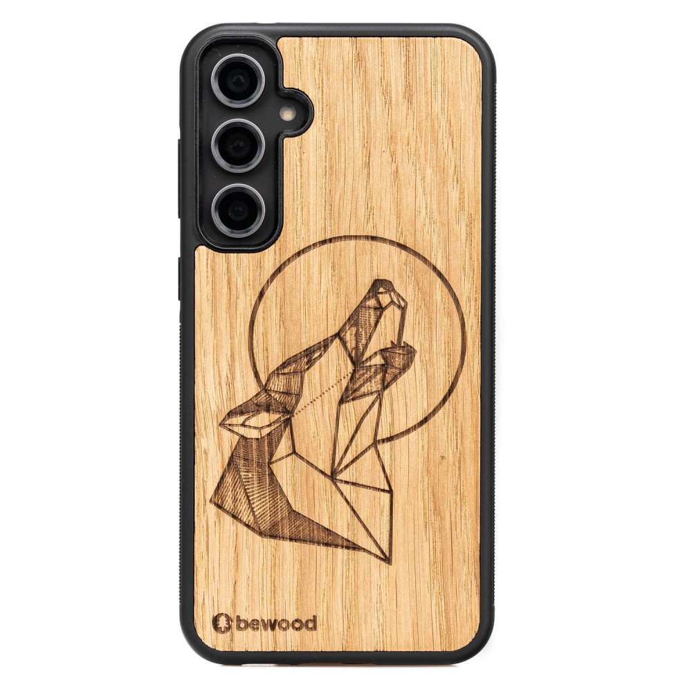Bewood Holzhülle Für Samsung Galaxy S23 Fe Wolf Oak