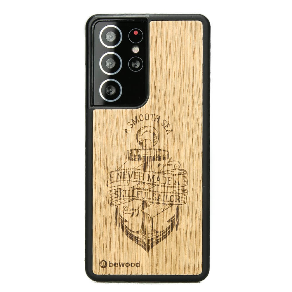 Holzhülle Für Samsung Galaxy S21 Ultra Anker Eiche