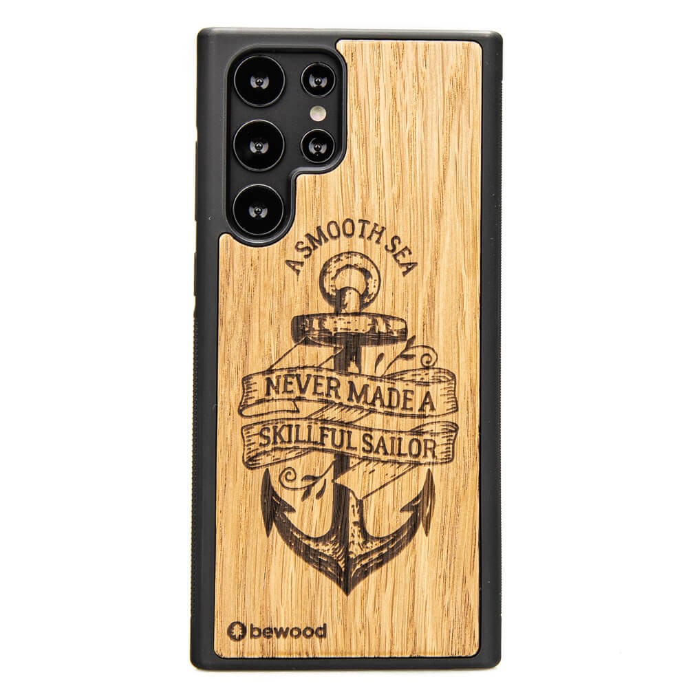 Holzhülle Für Samsung Galaxy S22 Ultra Anker Eiche