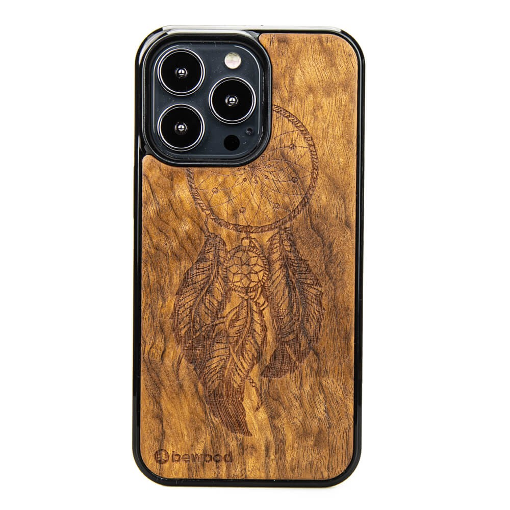 Holzhülle Für Iphone 13 Pro Dreamcatcher Imbuia