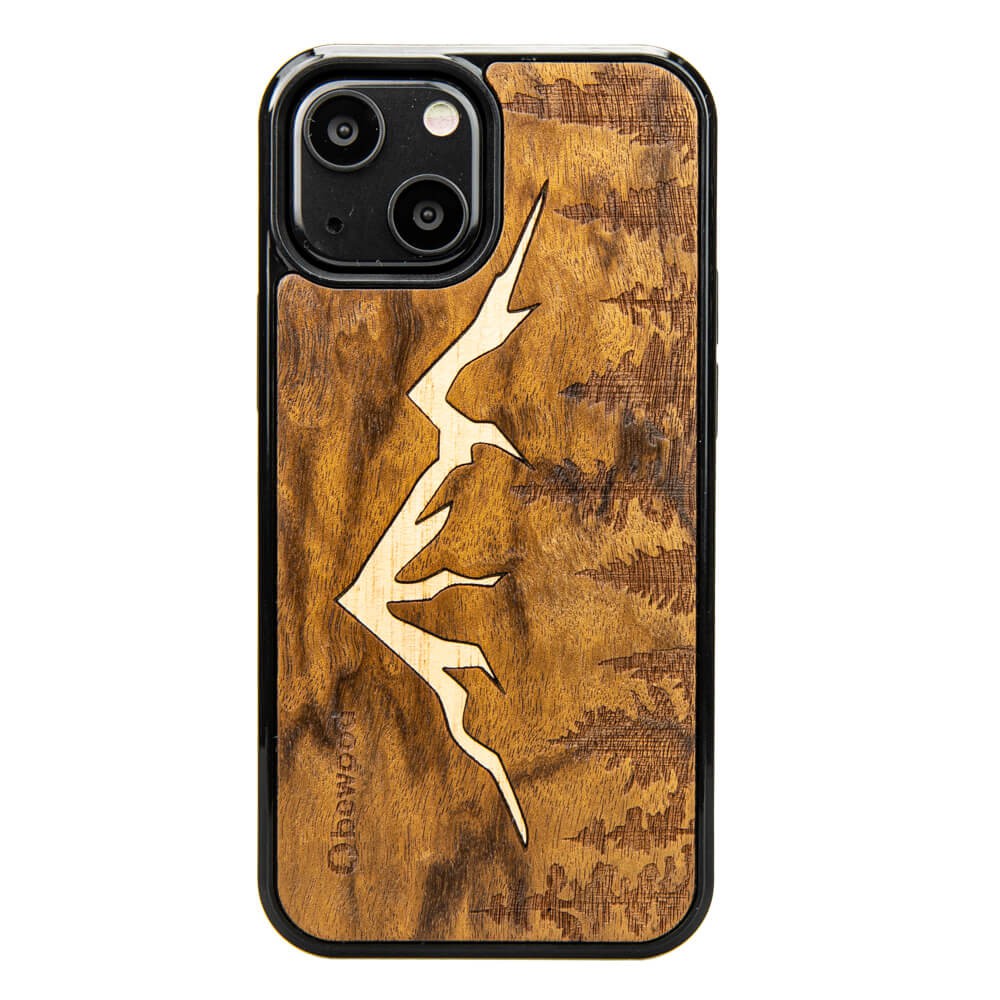 Holzhülle Für Iphone 13 Mini Berge Imbuia