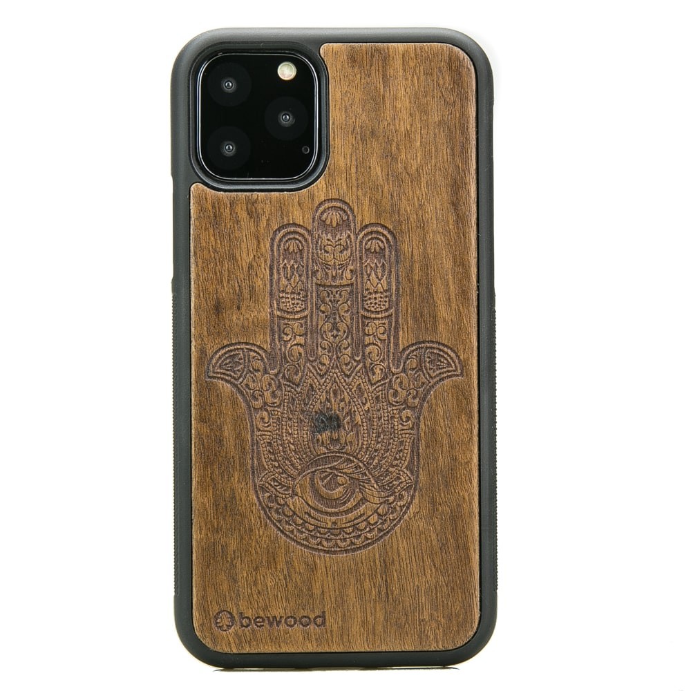 Hamsa Imbuia Holzhülle Für Iphone 11 Pro
