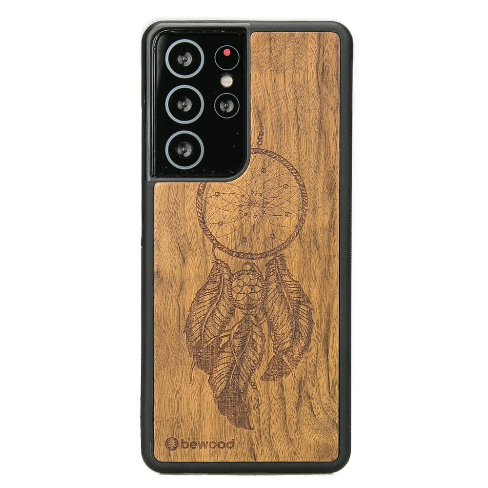 Holzhülle Für Samsung Galaxy S21 Ultra Dreamcatcher Imbuia