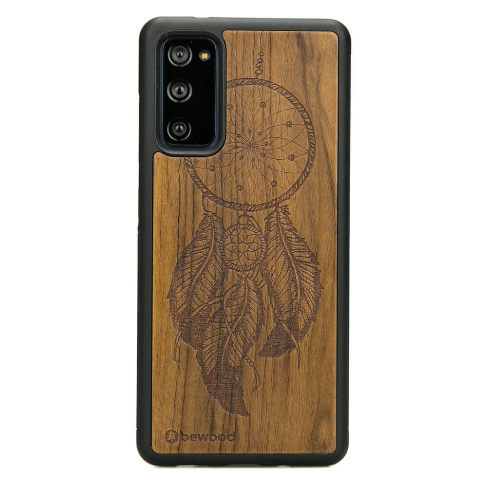 Holzhülle Für Samsung Galaxy S20 Fe Dreamcatcher Imbuia