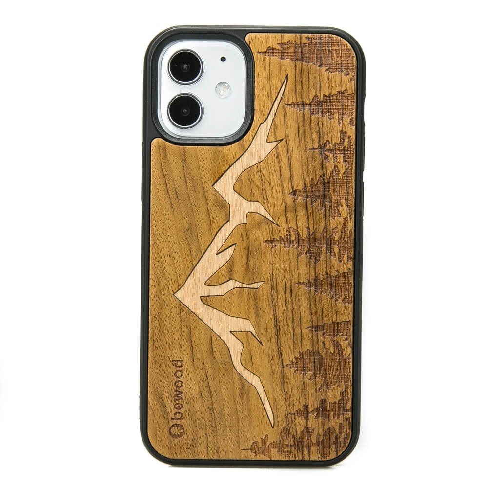 Holzhülle Für Iphone 12 Mini Berge Imbuia