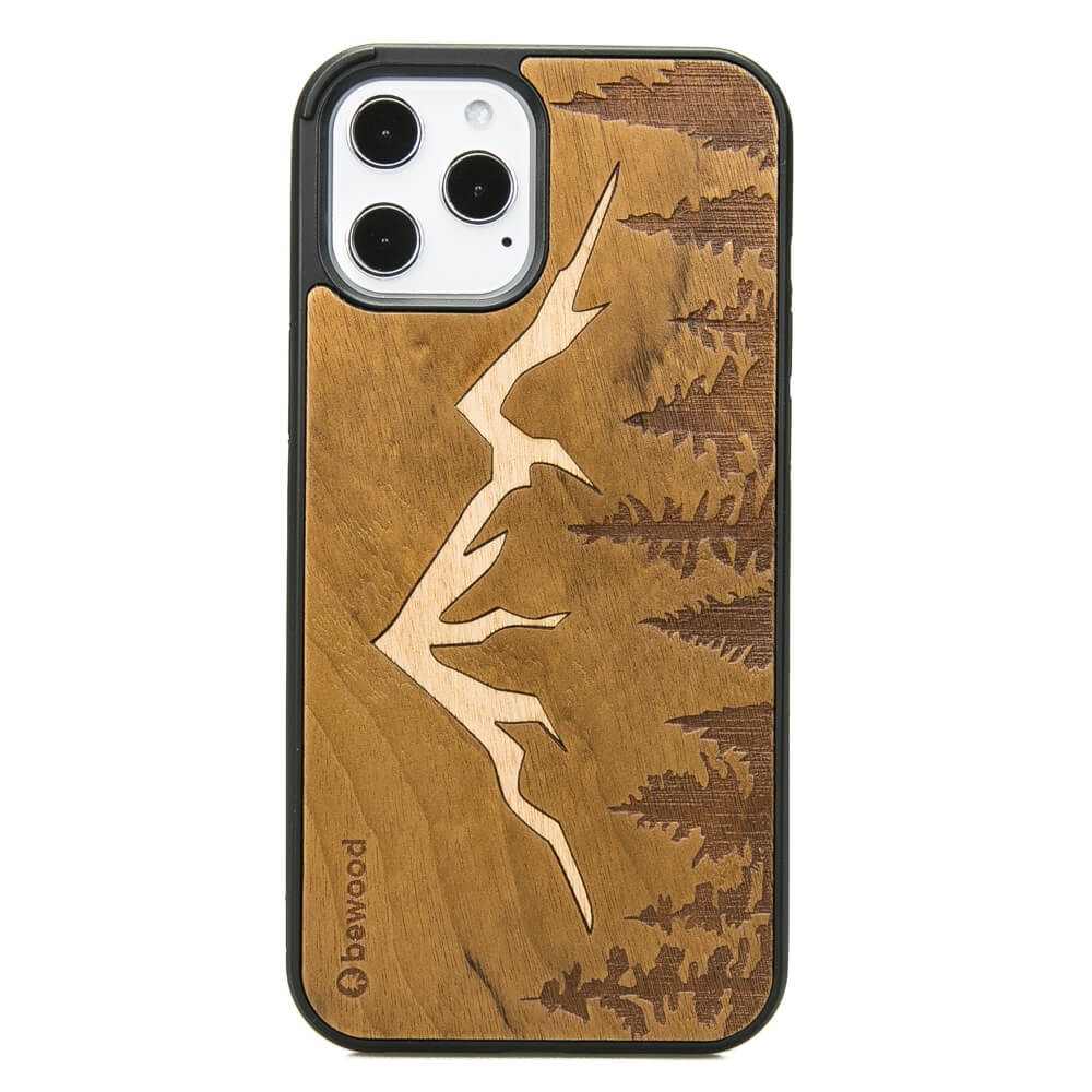 Holzhülle Für Iphone 12 Pro Max Berge Imbuia