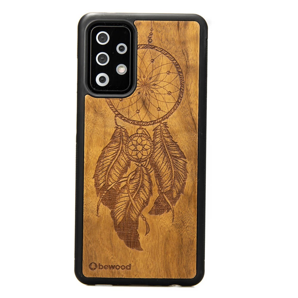Holzhülle Für Samsung Galaxy A52/a52s 5g Dreamcatcher Imbuia