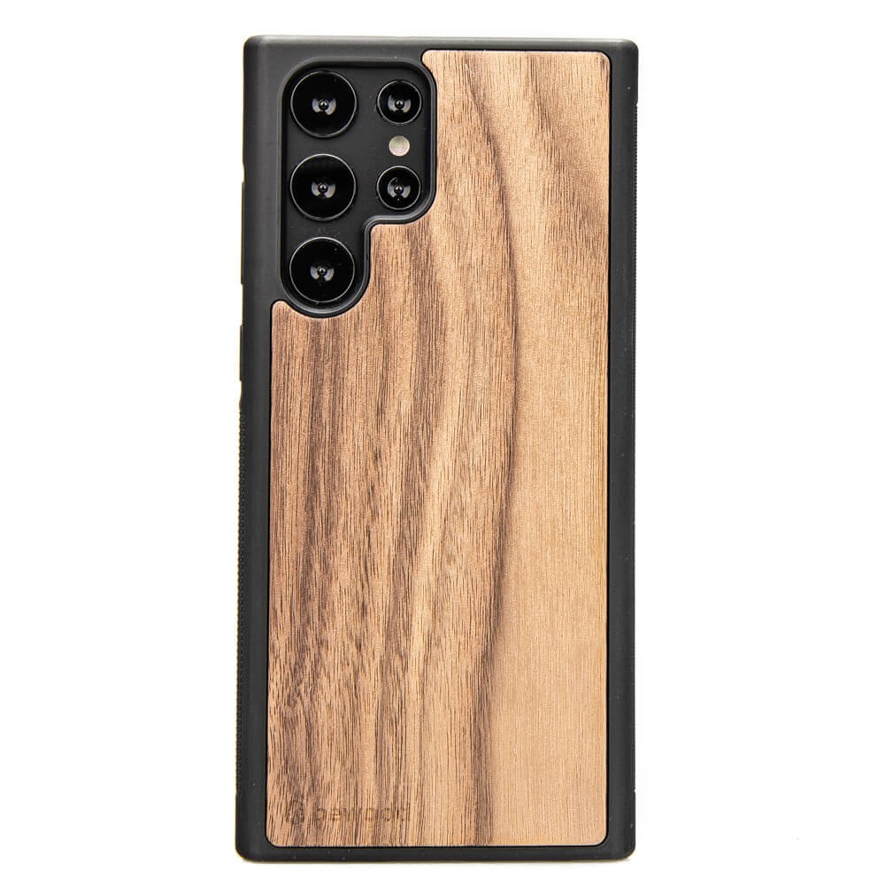 Holzhülle Für Samsung Galaxy S22 Ultra American Walnut