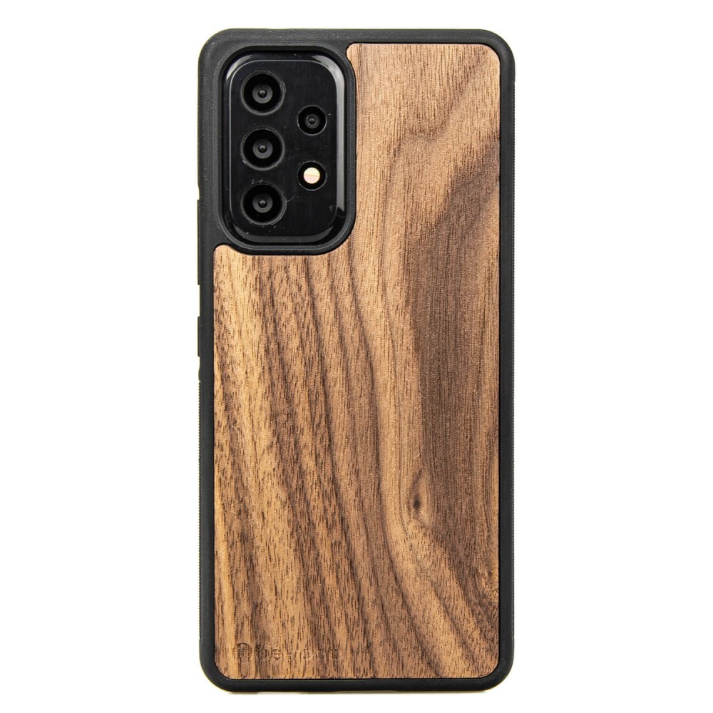 Holzhülle Für Samsung Galaxy A33 5g Amerikanischer Walnuss
