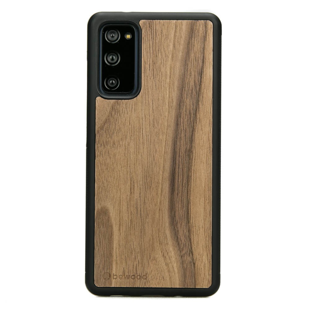 Holzhülle Für Samsung Galaxy S20 Fe Amerikanischer Walnuss