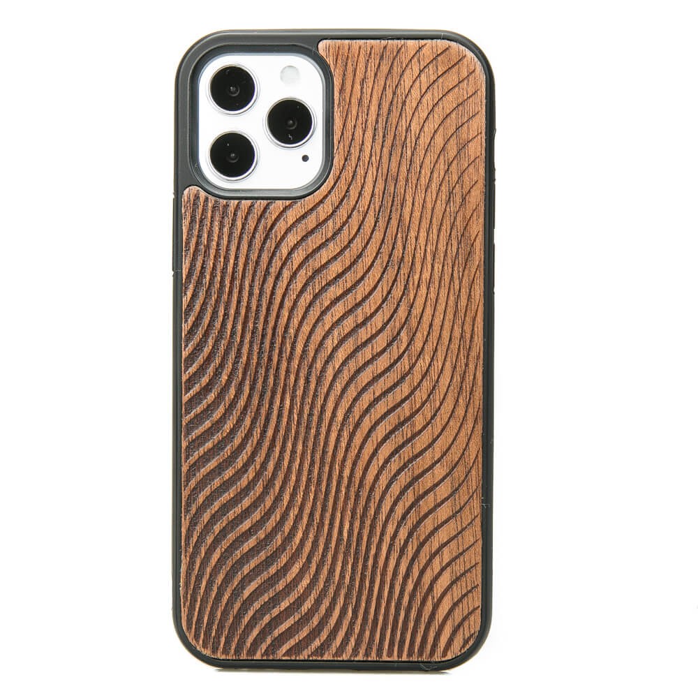 Holzhülle Für Iphone 12 / 12 Pro Waves Merbau