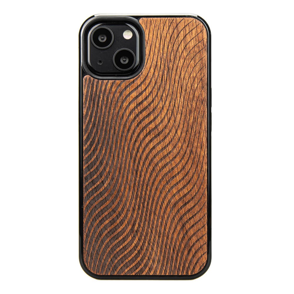 Holzhülle Für Iphone 13 Merbau Waves