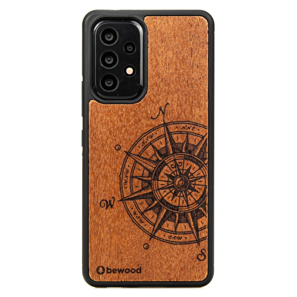Holzhülle Für Samsung Galaxy A73 5g Traveler Merbau