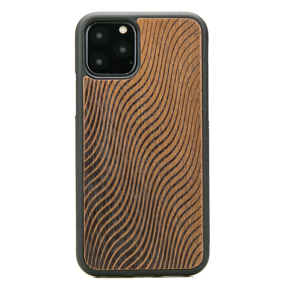 Holzhülle Für Iphone 11 Pro Waves Merbau