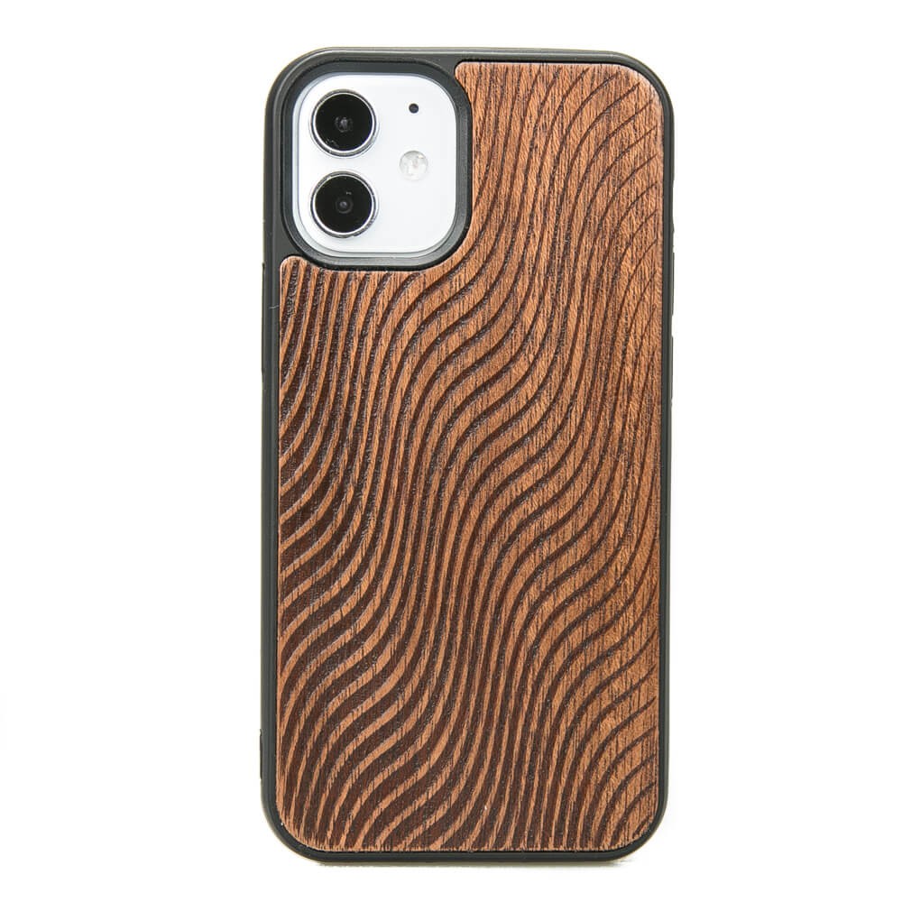 Holzhülle Für Iphone 12 Mini Waves Merbau