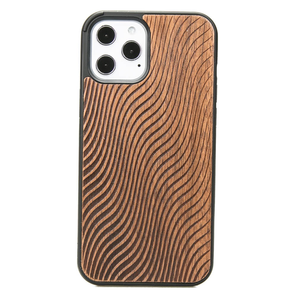Holzhülle Für Iphone 12 Pro Max Waves Merbau