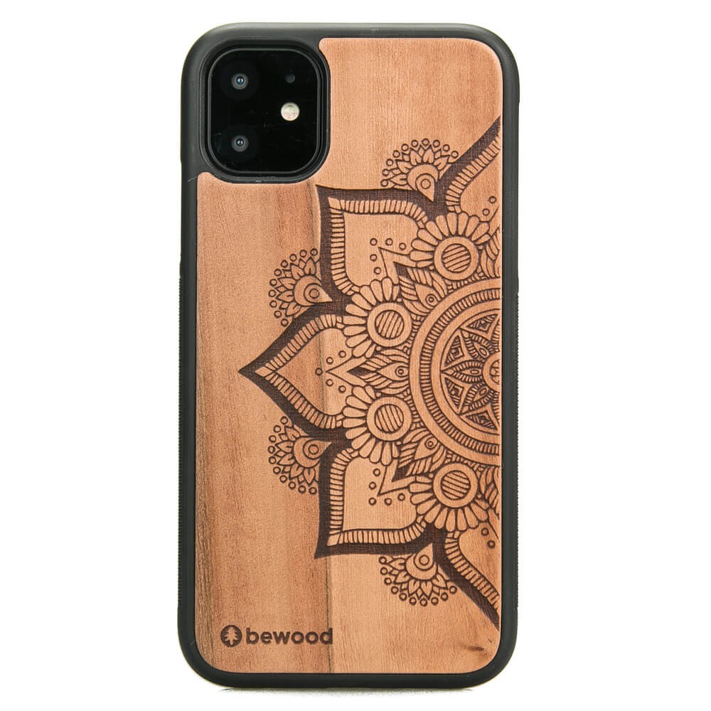 Holzhülle Für Iphone 11 Mandala Apfelbaum