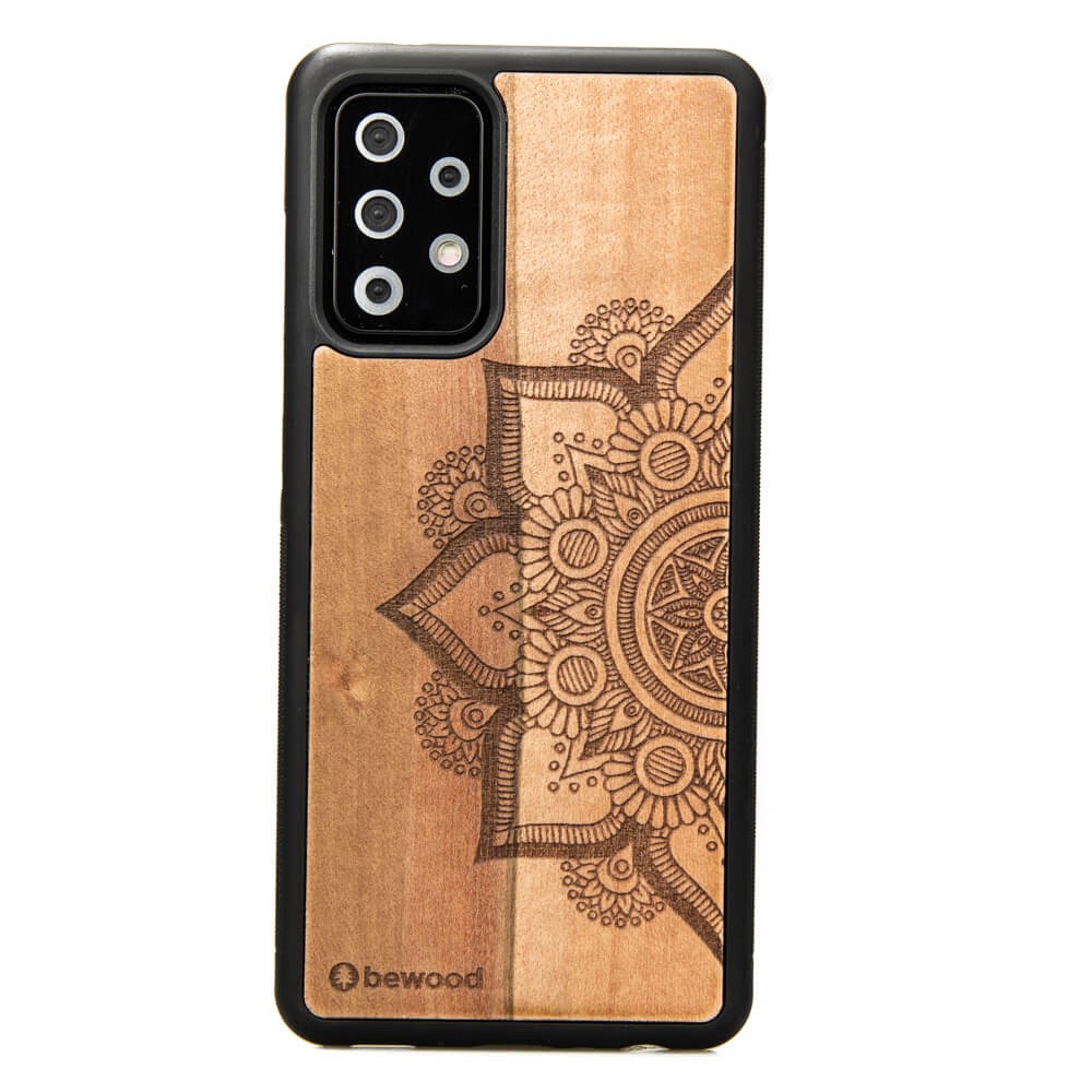 Holzhülle Für Samsung Galaxy A52/a52s 5g Mandala Apfelbaum