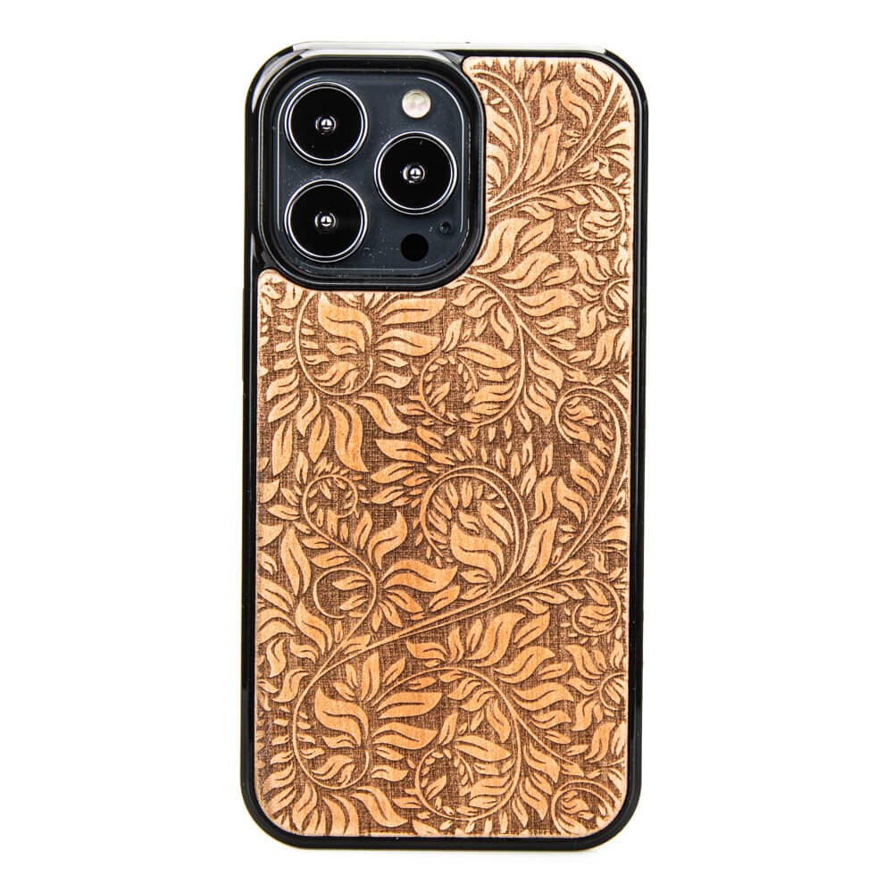 Apple Tree Leaves Holzhülle Für Iphone 13 Pro