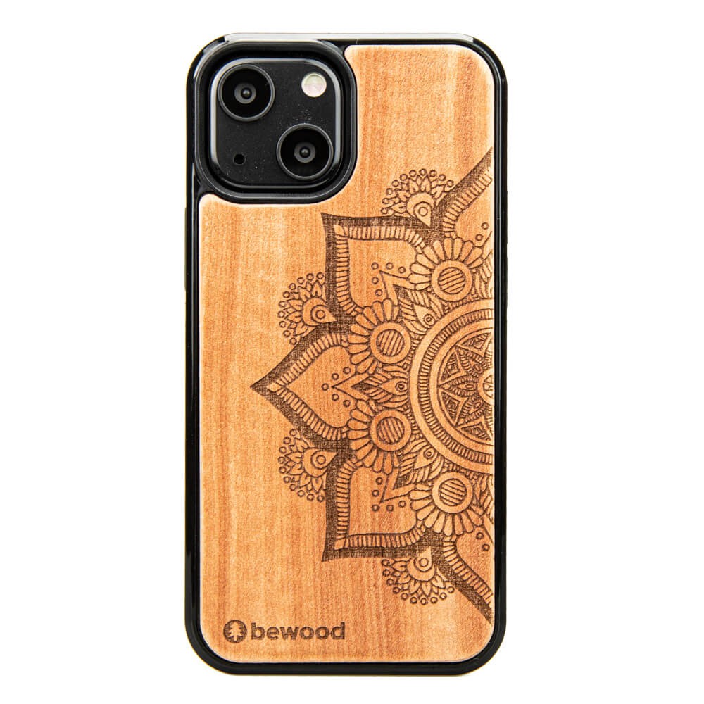 Holzhülle Für Iphone 13 Mini Mandala Apfelbaum