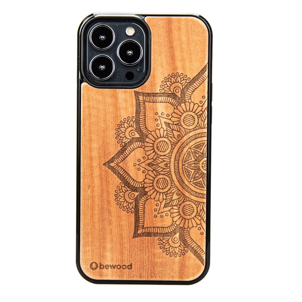 Holzhülle Für Iphone 13 Pro Max Mandala Apfelbaum
