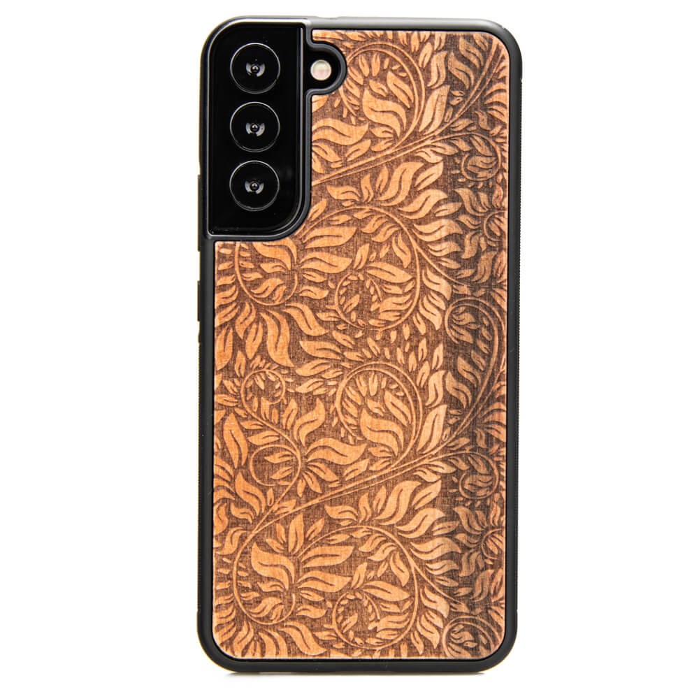 Apple Tree Leaves Holzhülle Für Samsung Galaxy S22 Plus