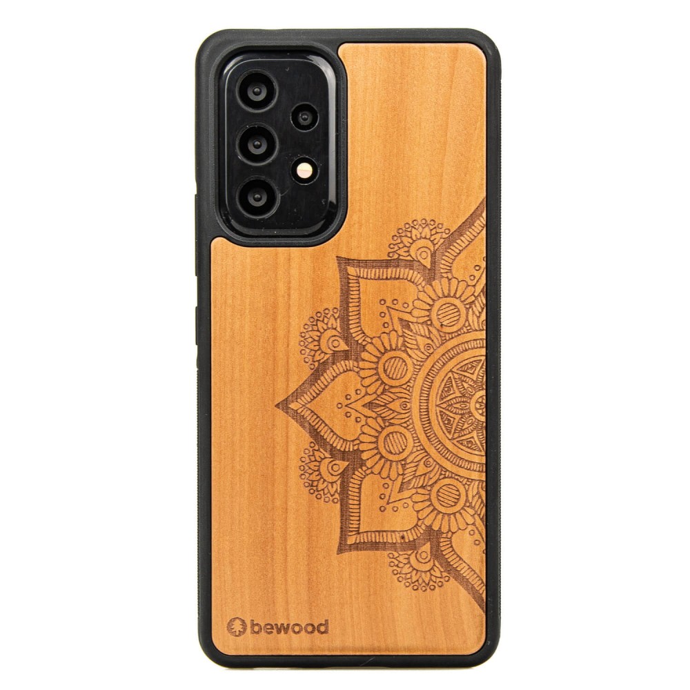 Holzhülle Für Samsung Galaxy A73 5g Mandala Apfelbaum