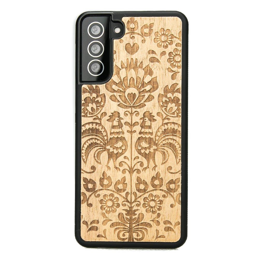 Holzhülle Für Samsung Galaxy S21 Plus Polish Folk Aniegre