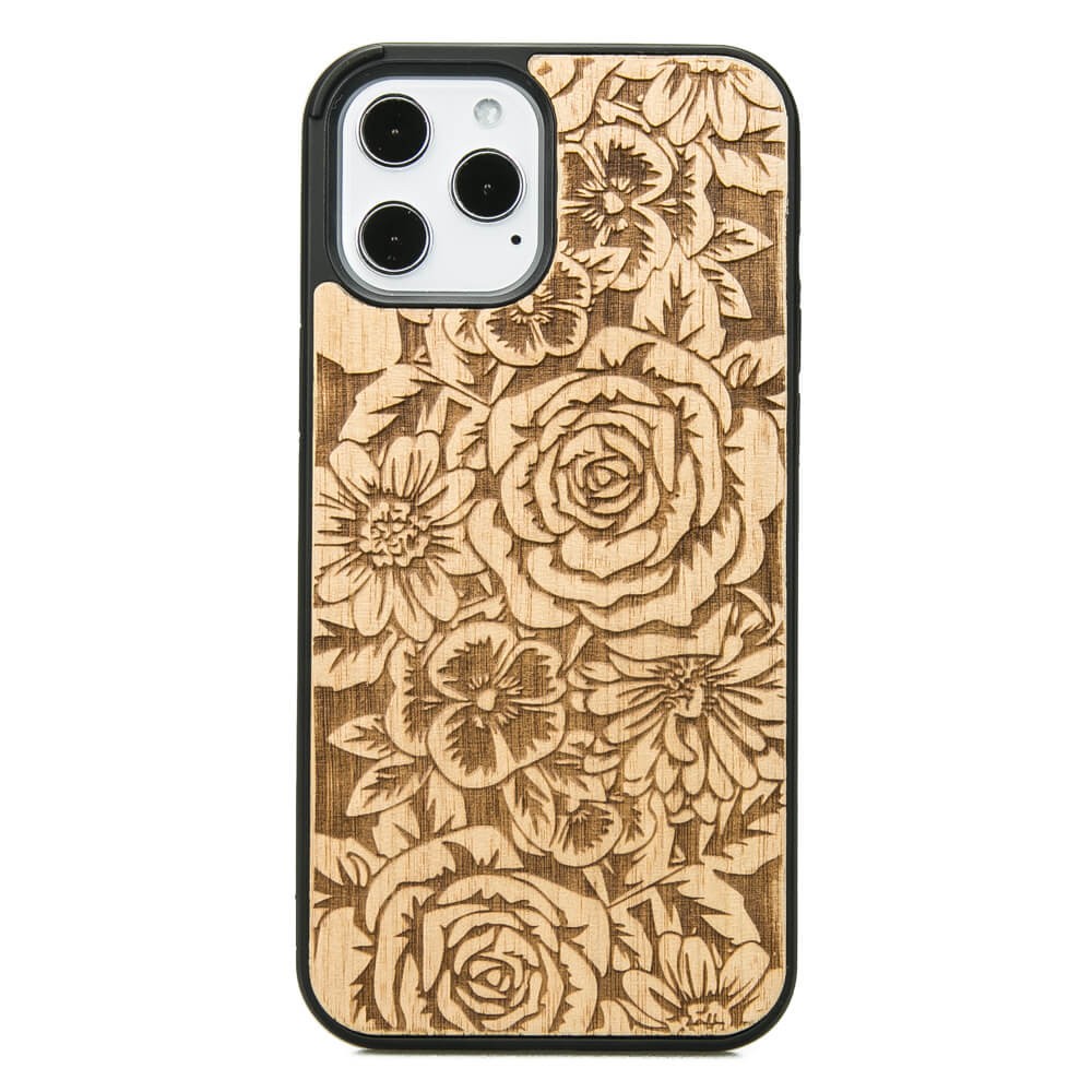 Holzhülle Für Iphone 12 Pro Max Rosen Aniegre