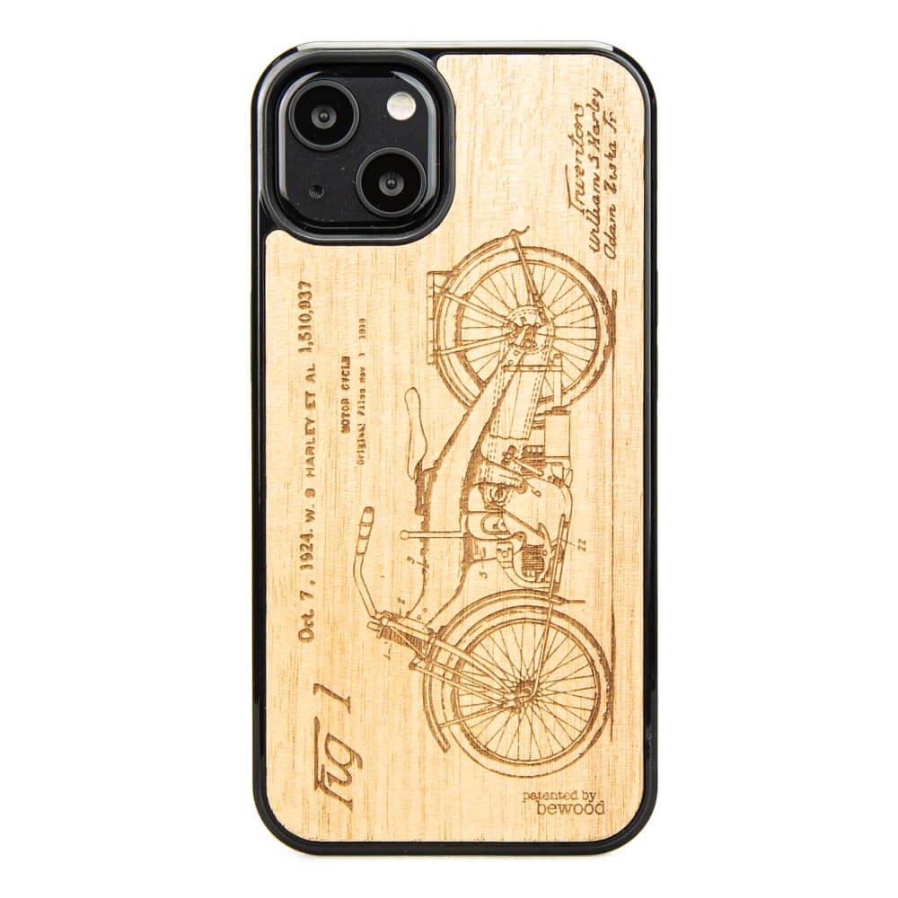 Holzhülle Für Iphone 13 Harley Patent Aniegre