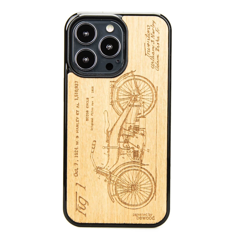 Holzhülle Für Iphone 13 Pro Harley Patent Aniegre