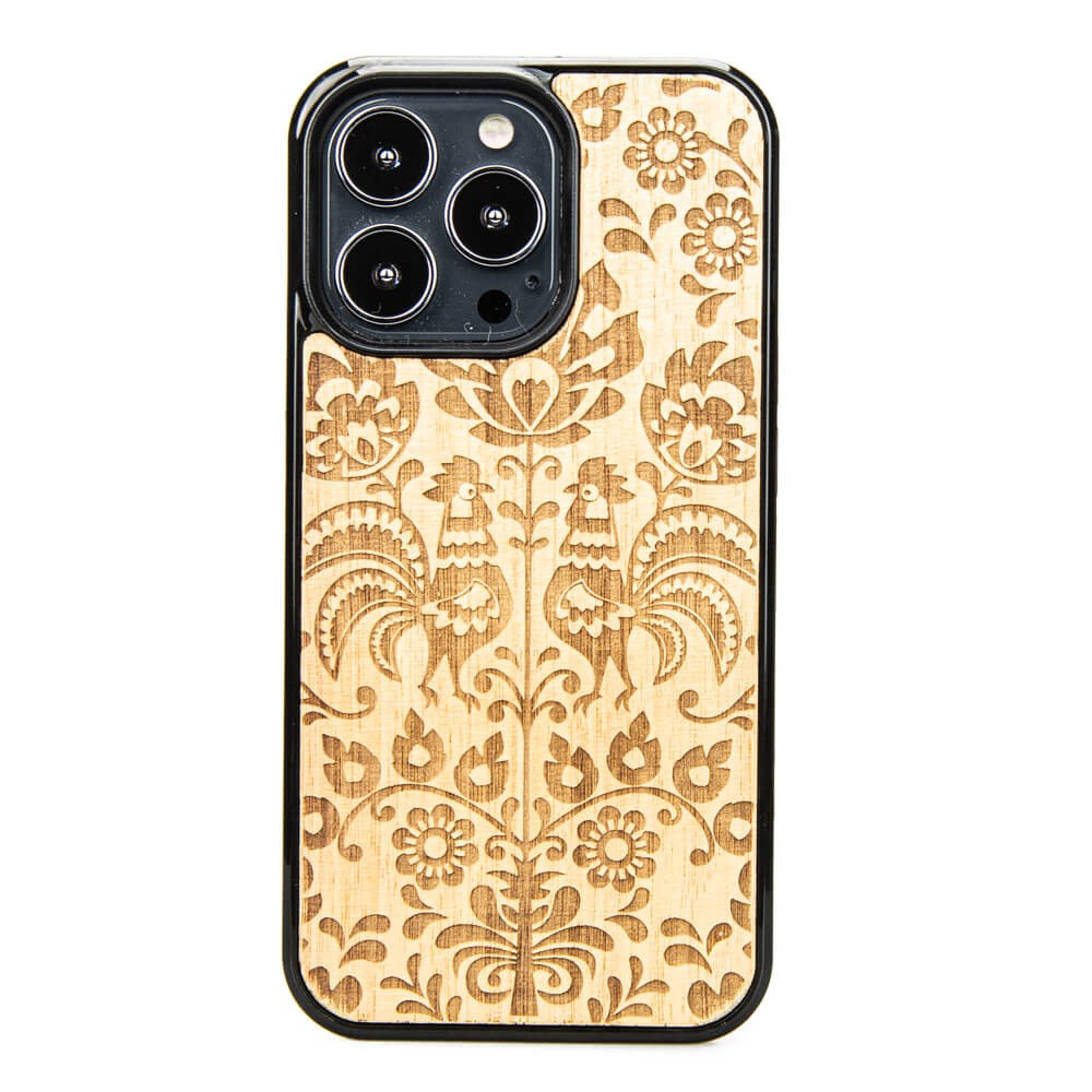 Holzhülle Für Iphone 13 Pro Polish Folk Aniegre