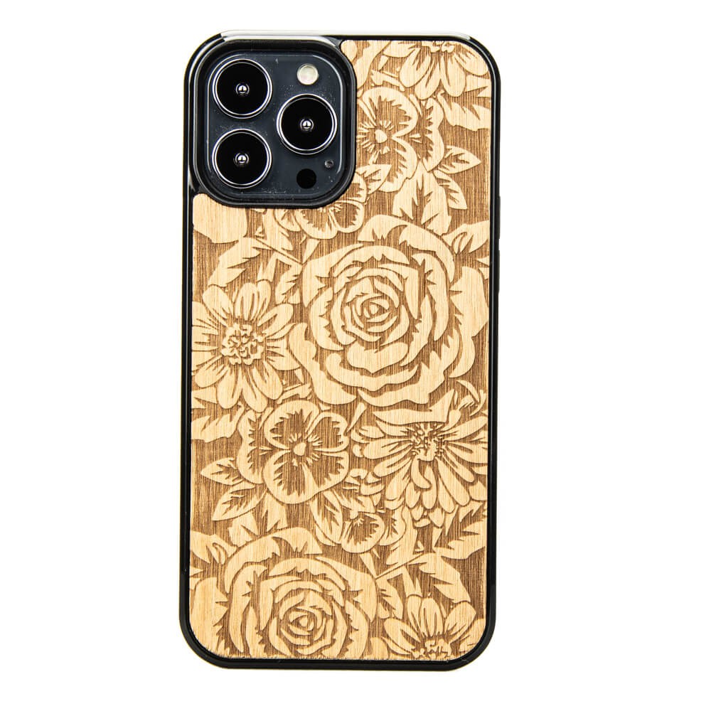 Holzhülle Für Iphone 13 Pro Max Roses Aniegre