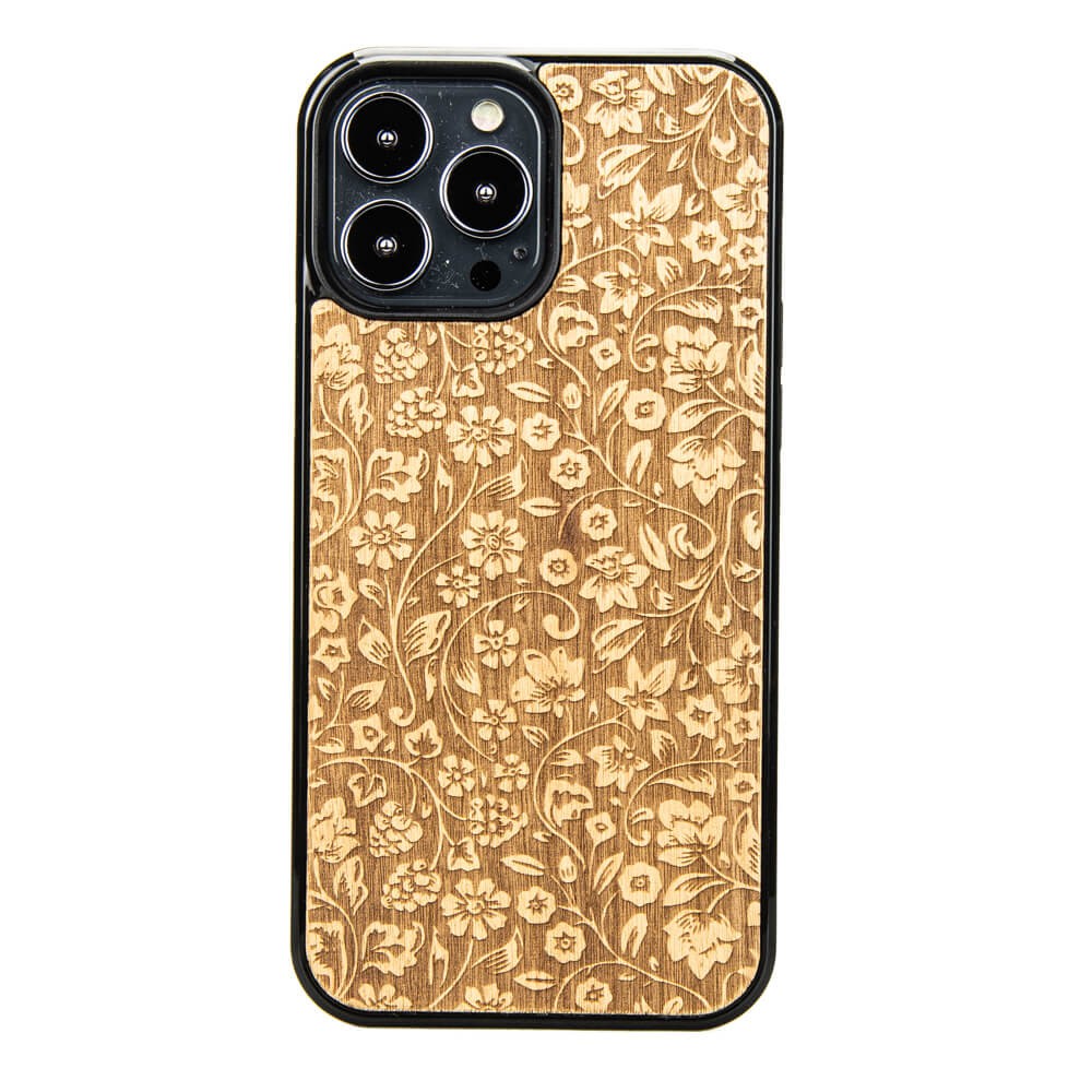 Holzhülle Für Iphone 13 Pro Max Wild Flowers Aniegre