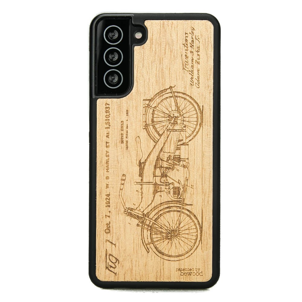Holzhülle Für Samsung Galaxy S21 Fe Harley Patent Aniegre
