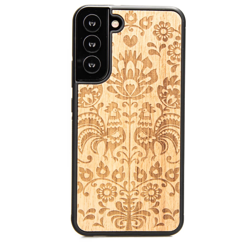 Holzhülle Für Samsung Galaxy S22 Plus Polish Folk Aniegre