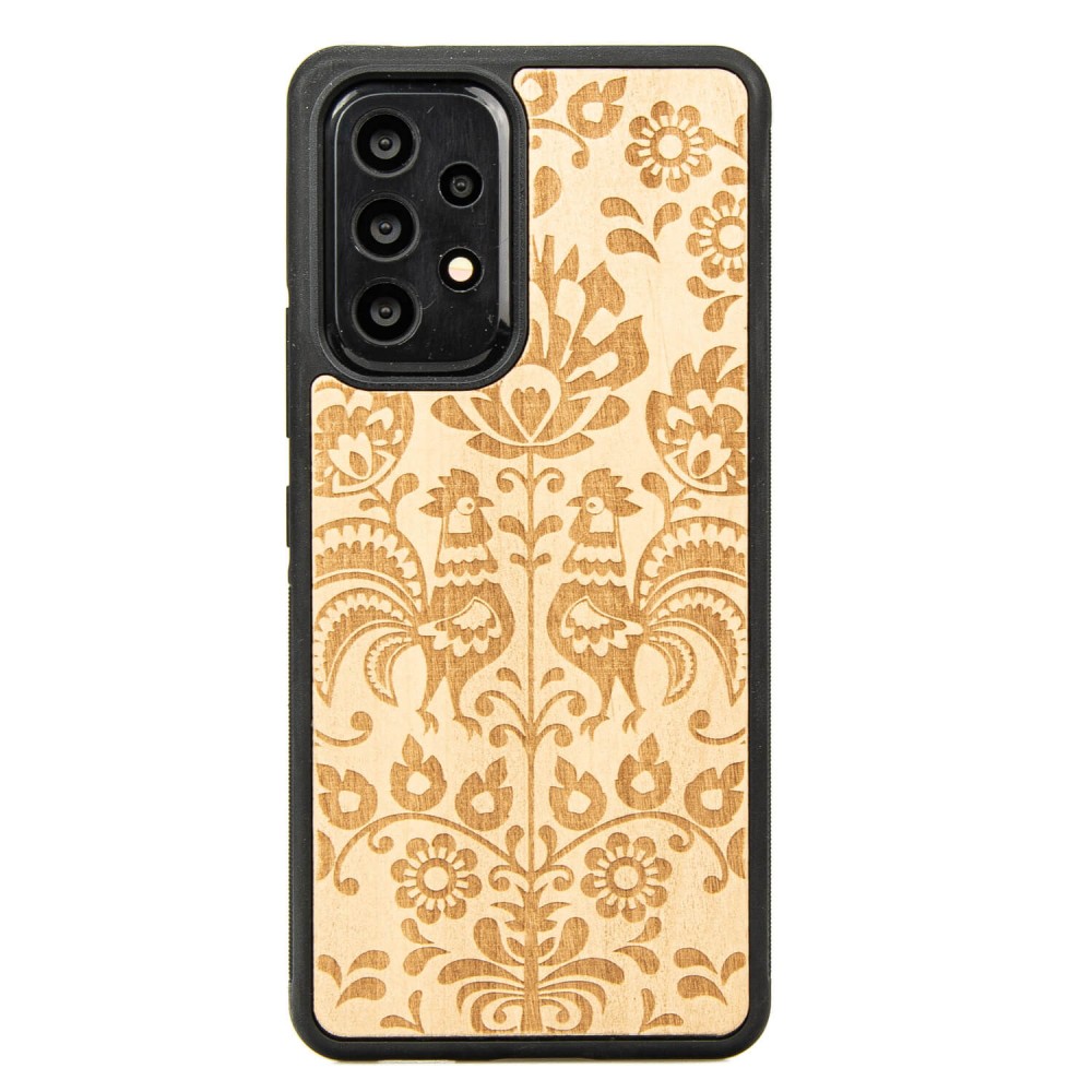 Holzhülle Für Samsung Galaxy A73 5g Polish Folk Aniegre