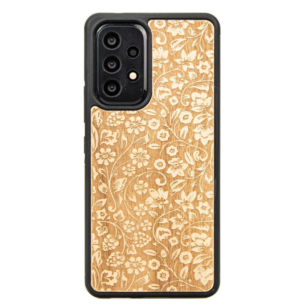 Holzhülle Für Samsung Galaxy A73 5g Wild Flowers Aniegre