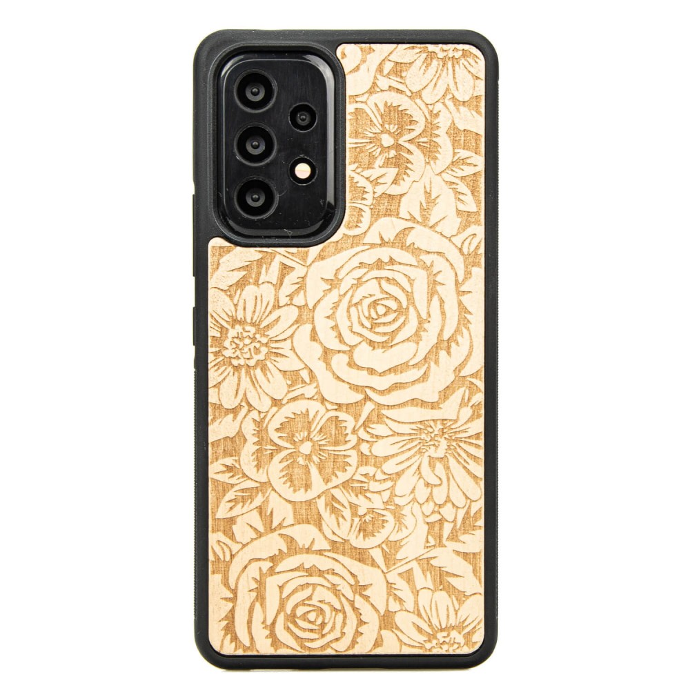 Holzhülle Für Samsung Galaxy A73 5g Roses Aniegre