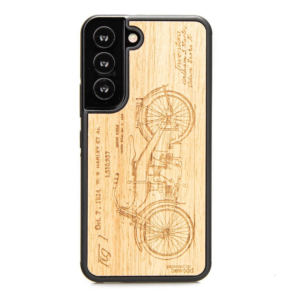 Holzhülle Für Samsung Galaxy S22 Harley Patent Aniegre