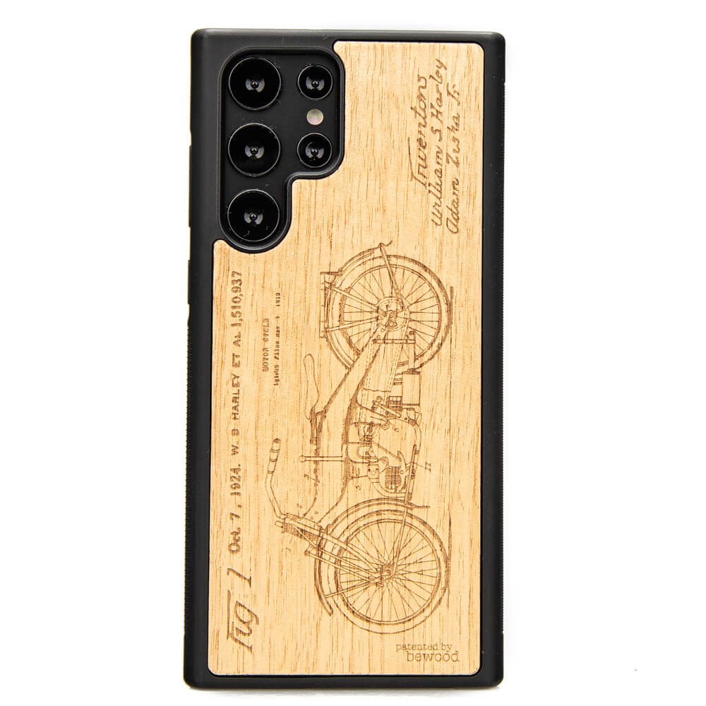 Holzhülle Für Samsung Galaxy S22 Ultra Harley Patent Aniegre