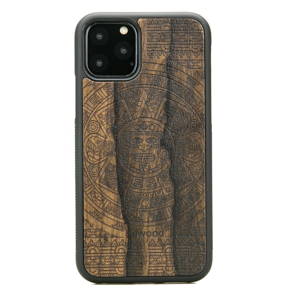Holzhülle Für Iphone 11 Pro Aztec Calendar Ziricote