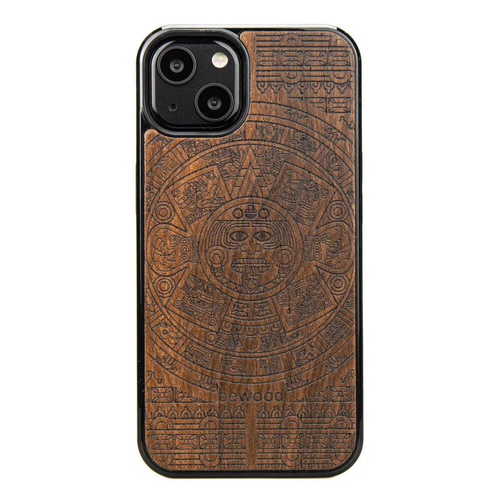 Holzhülle Für Iphone 13 Aztec Calendar Ziricote
