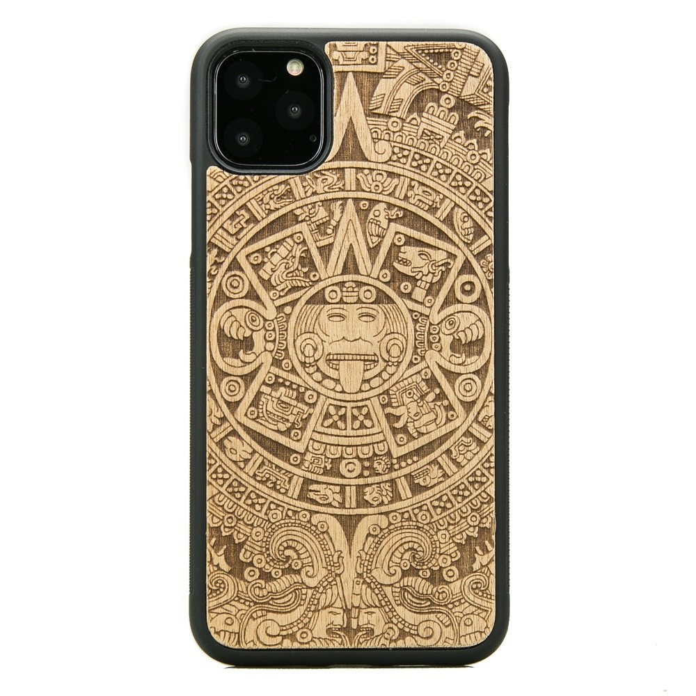 Holzhülle Für Iphone 11 Pro Max Aztec Calendar Aniegre