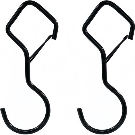 Haken, Rauten- Und S-förmige Haken, Robuste, Windfeste Und Sturzsichere Haken, Hängehaken, Blumenkorbhaken, Kleiderhaken, Handtaschenhaken, 2 Stück