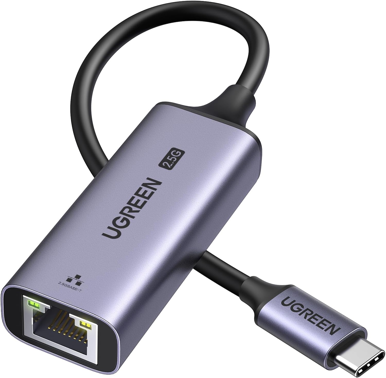 Usb-c-auf-rj45-ethernet-2,5-gigabit-lan-adapter, Kompatibel Mit Iphone 17 Pro Max, Air 16, 15, Macbook Air M3, M2, M1, Ipad 2024, Surface Go, Galaxy S25 Ultra