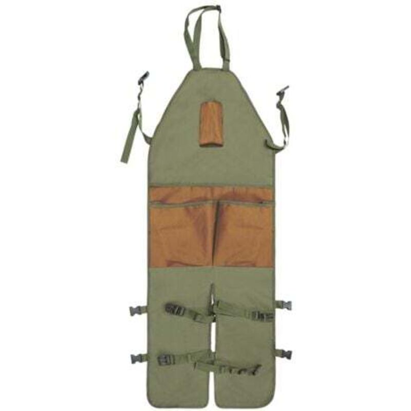 [niemals Verwendet] Werkzeugschürze, Gartenschürze Mit Beinschutz, Verstellbar, Mit Mehreren Taschen, Für Haus, Küche Und Garten, Grillschürze